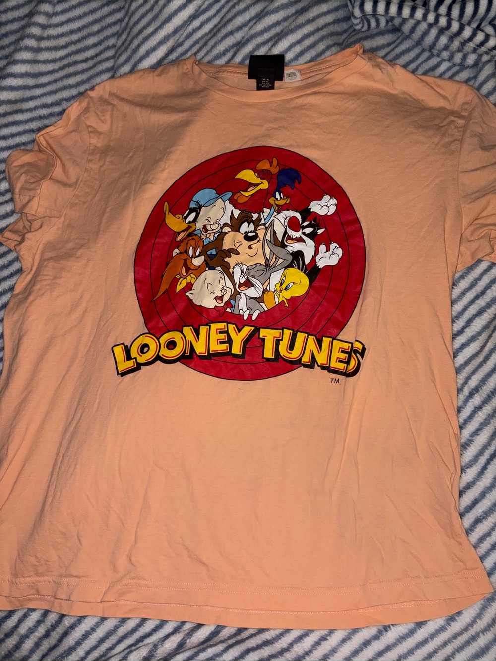 Warner Bros. Peach Looney Tunes Graphic Tee